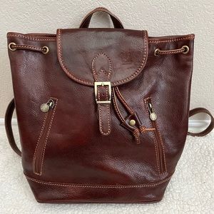 Italian Leather Backpack
